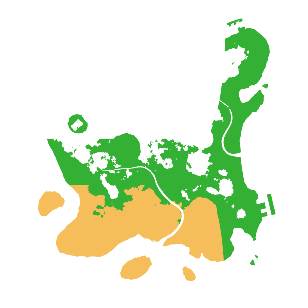 Biome Rust Map: Procedural Map, Size: 2950, Seed: 1005022233