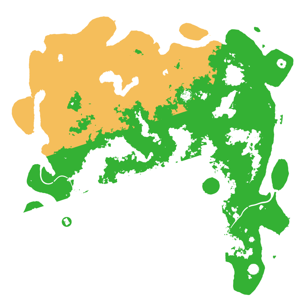 Biome Rust Map: Procedural Map, Size: 5000, Seed: 932996790