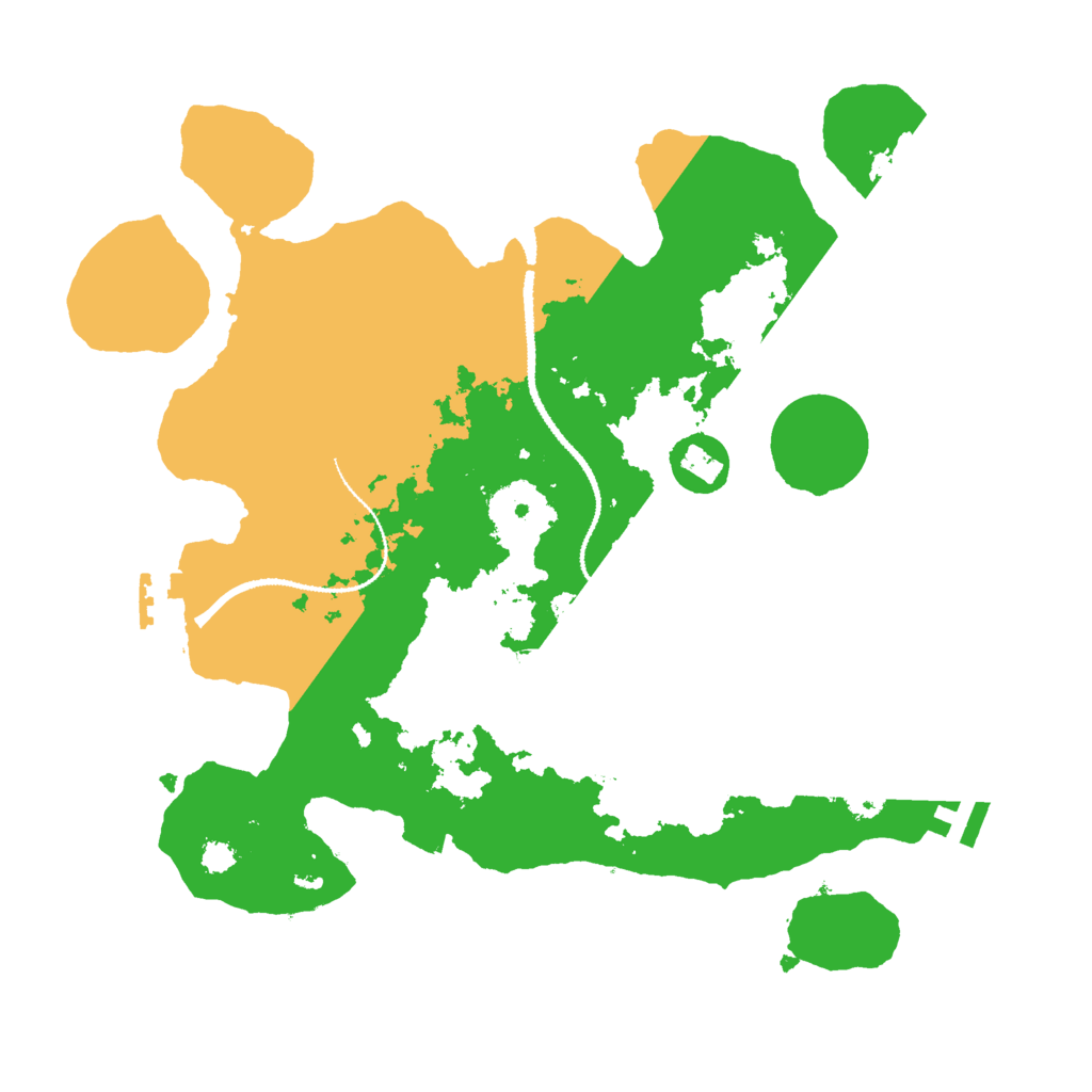 Biome Rust Map: Procedural Map, Size: 3000, Seed: 17506