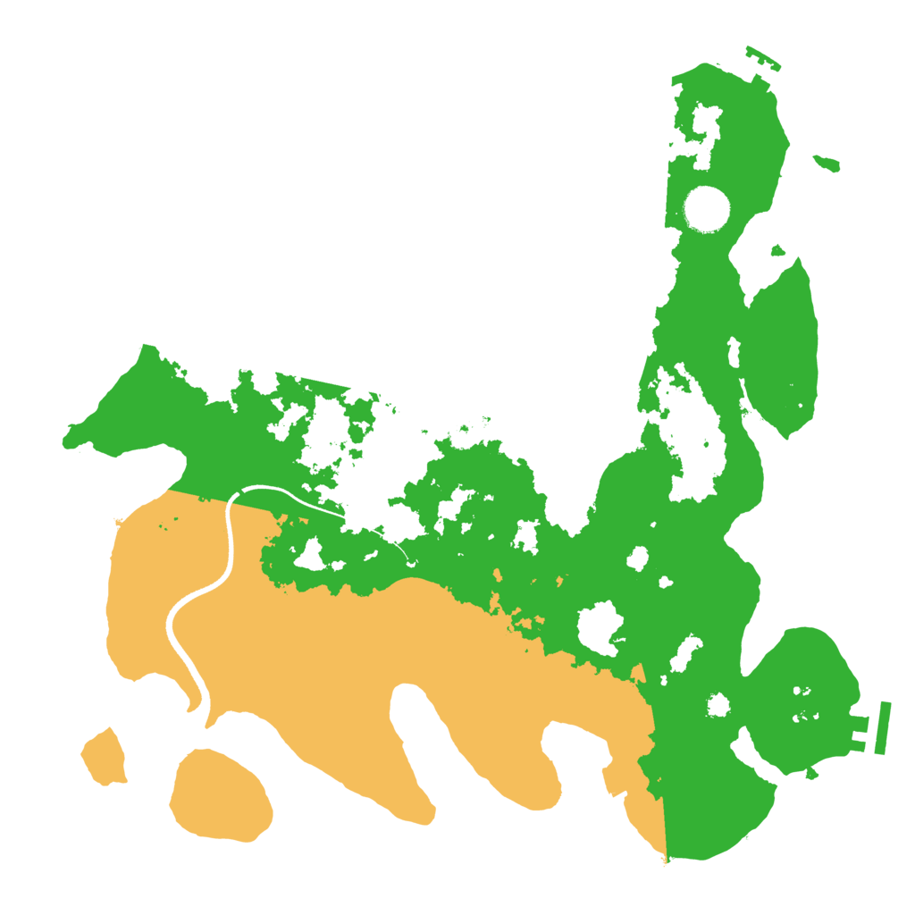 Biome Rust Map: Procedural Map, Size: 3500, Seed: 213414185