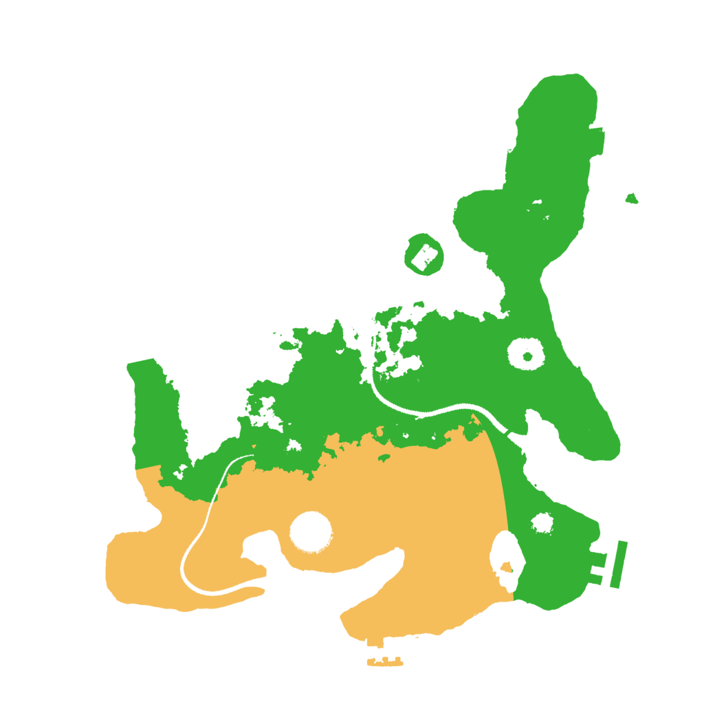 Biome Rust Map: Procedural Map, Size: 3000, Seed: 849194072