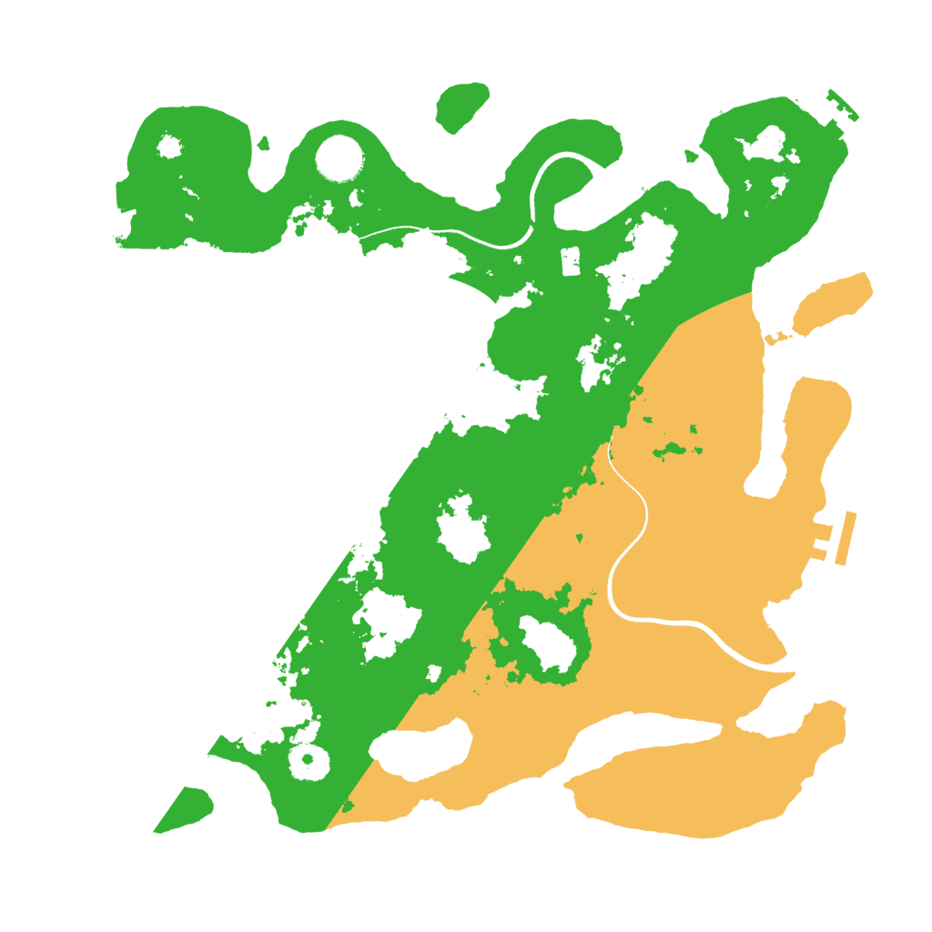 Biome Rust Map: Procedural Map, Size: 3500, Seed: 1289359977