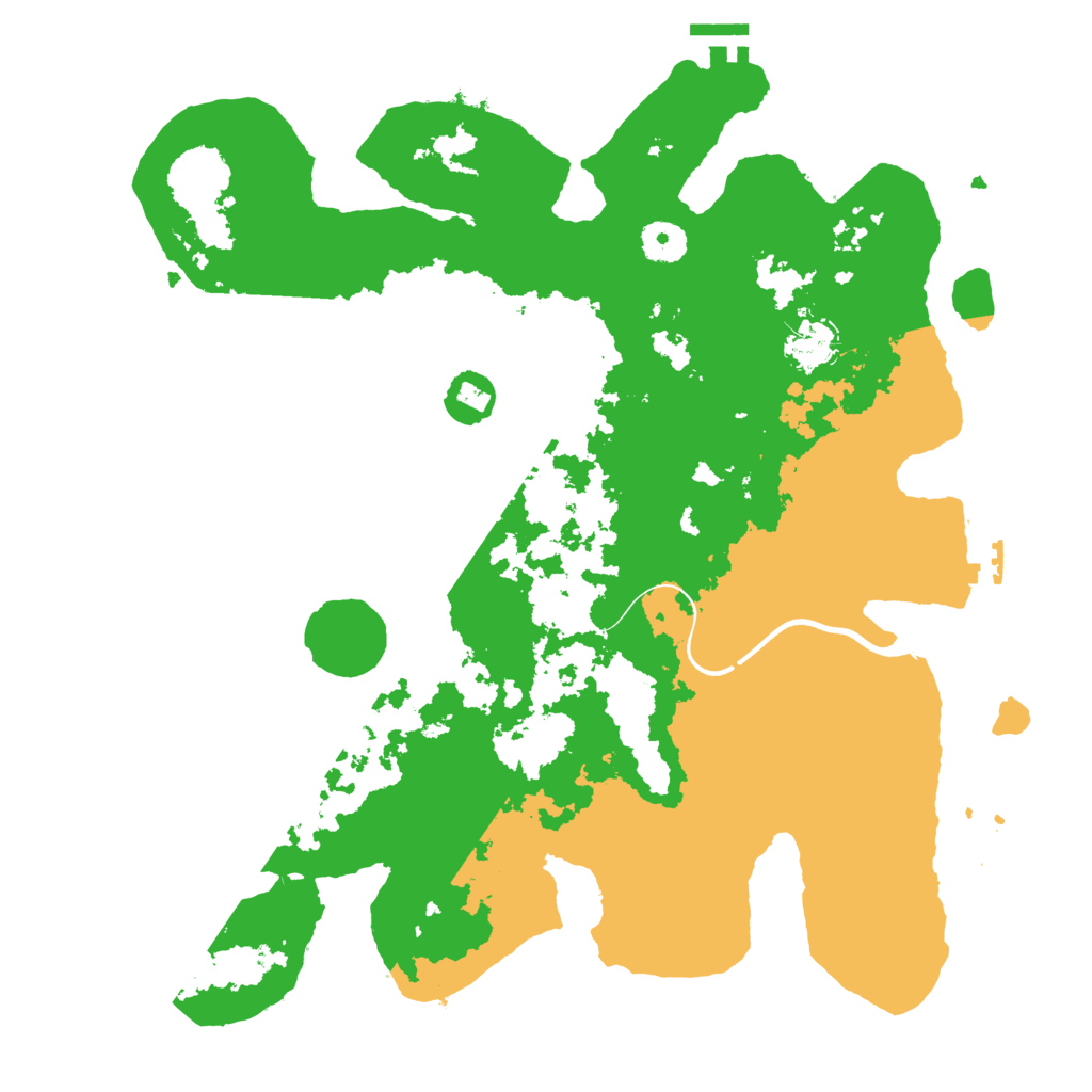 Biome Rust Map: Procedural Map, Size: 3750, Seed: 1167104996