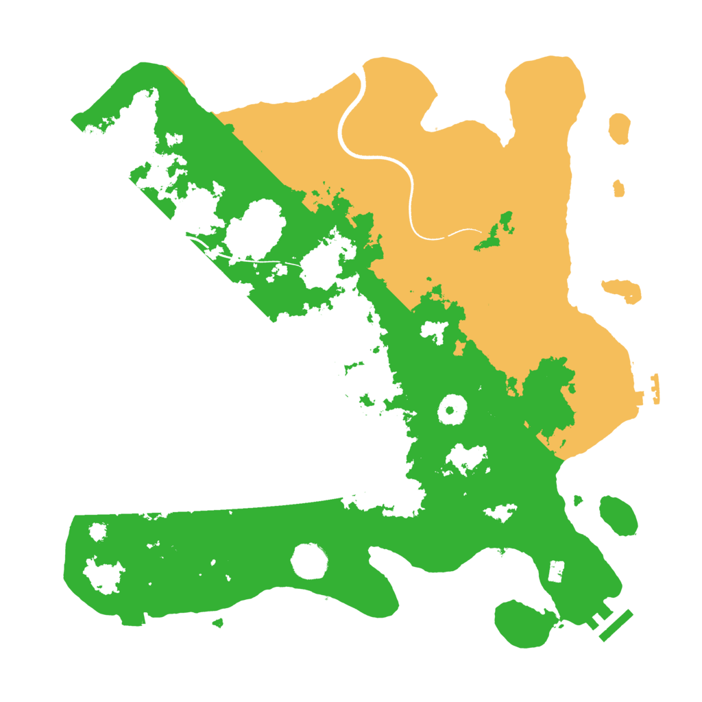 Biome Rust Map: Procedural Map, Size: 3500, Seed: 132330475