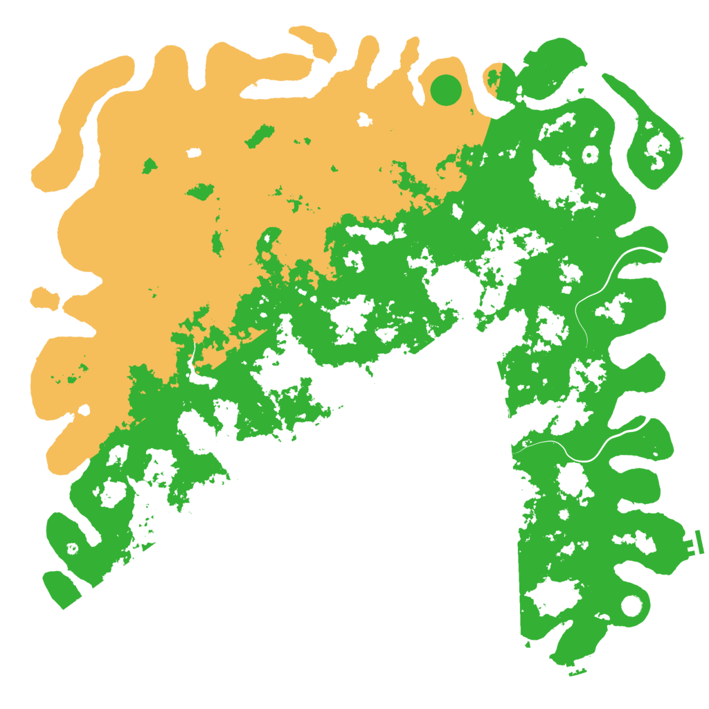 Biome Rust Map: Procedural Map, Size: 6000, Seed: 756413