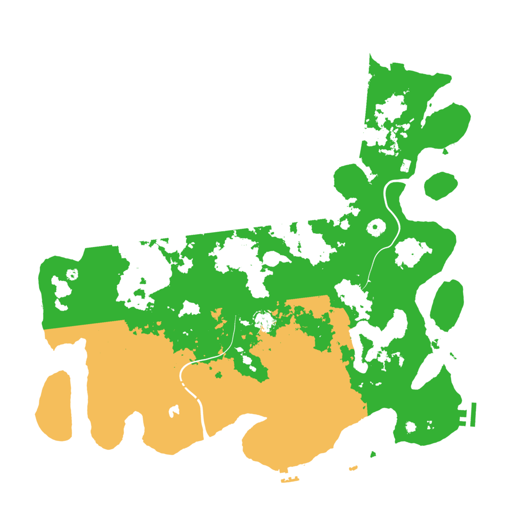 Biome Rust Map: Procedural Map, Size: 4250, Seed: 2123610626