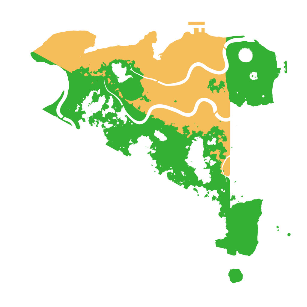 Biome Rust Map: Procedural Map, Size: 3800, Seed: 774399235