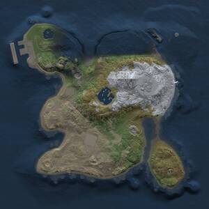 Thumbnail Rust Map: Procedural Map, Size: 2000, Seed: 1719422592, 6 Monuments