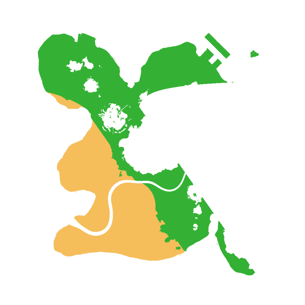 Biome Rust Map: Procedural Map, Size: 2000, Seed: 1719422592