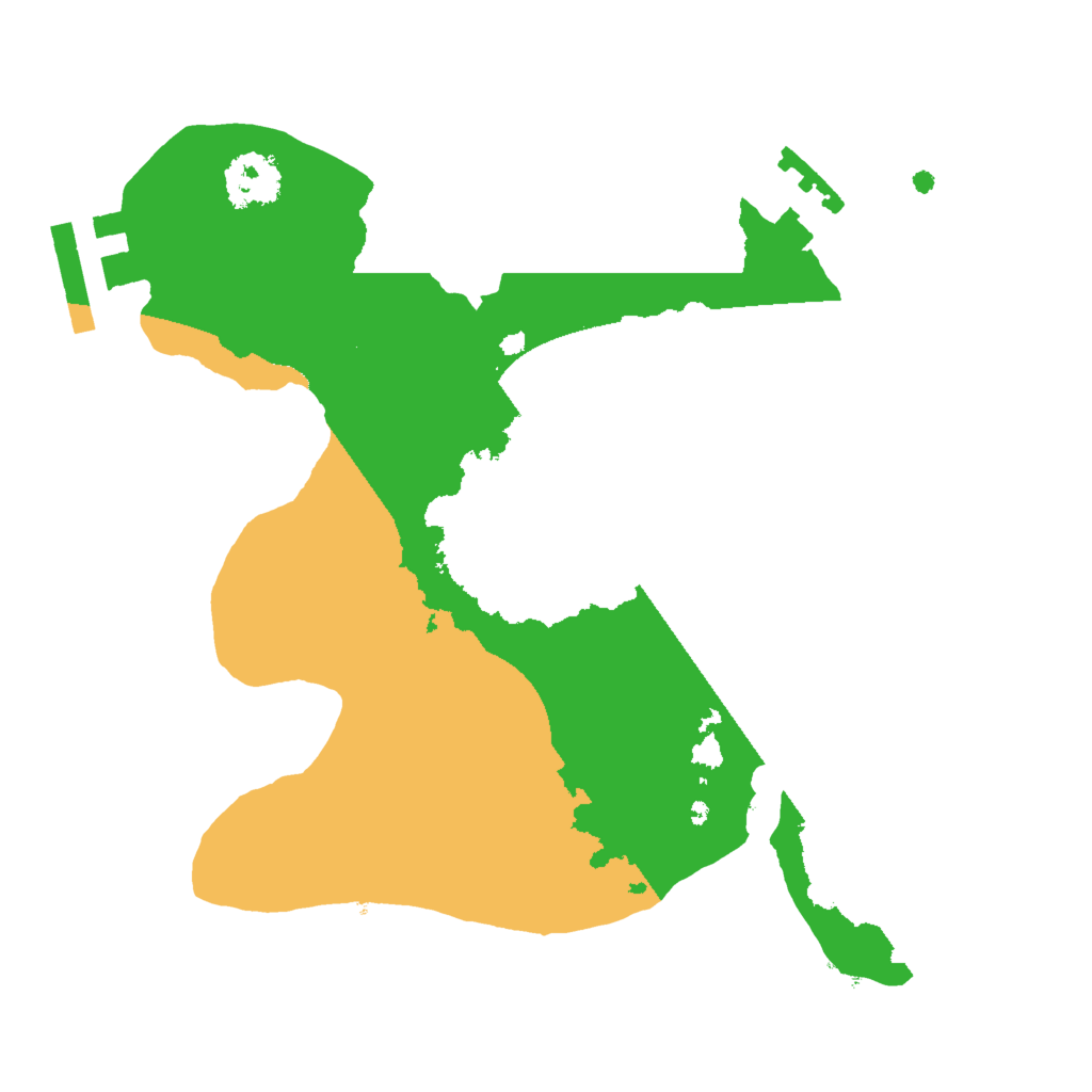 Biome Rust Map: Procedural Map, Size: 2000, Seed: 1719422592