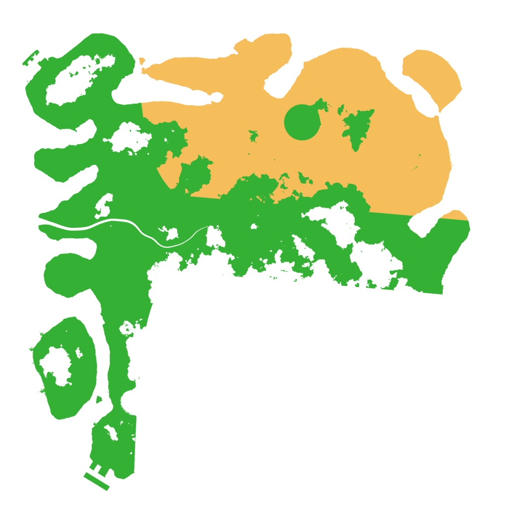 Biome Rust Map: Procedural Map, Size: 3700, Seed: 1683315523