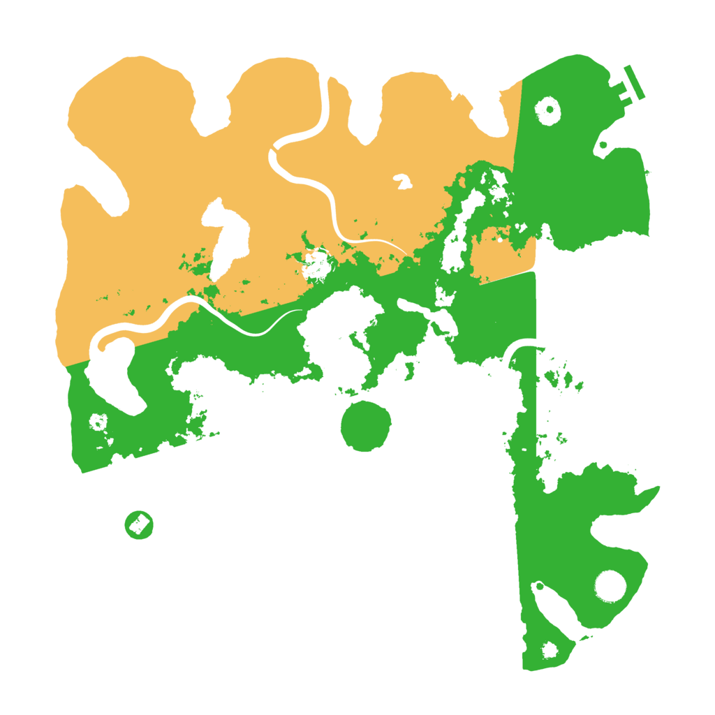 Biome Rust Map: Procedural Map, Size: 4000, Seed: 342892419