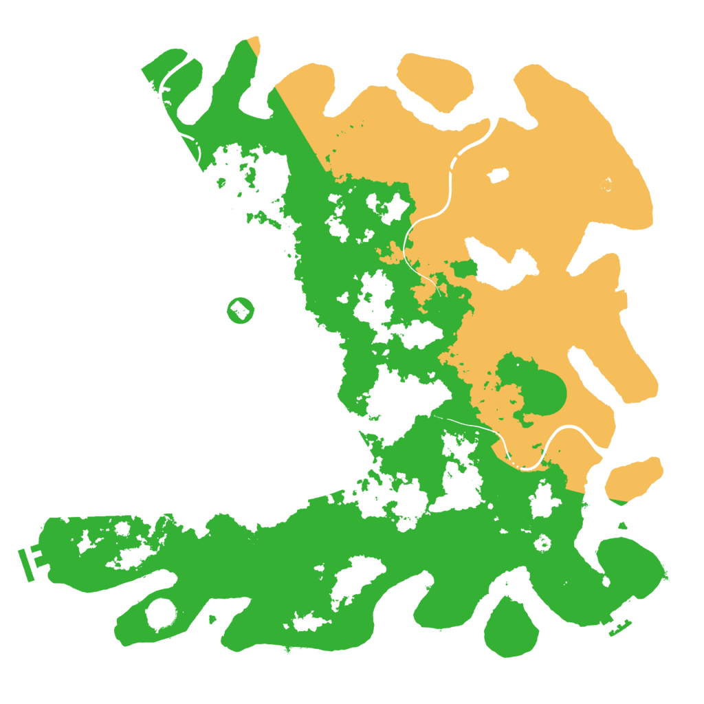 Biome Rust Map: Procedural Map, Size: 4250, Seed: 252587