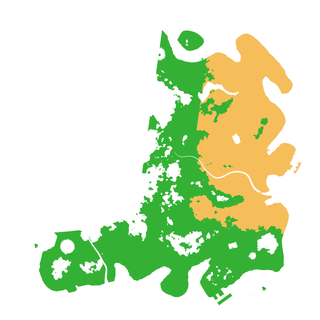 Biome Rust Map: Procedural Map, Size: 4000, Seed: 489849891