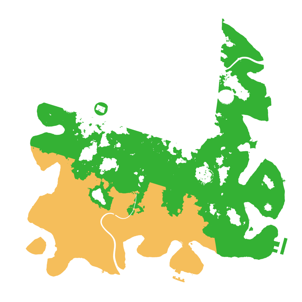 Biome Rust Map: Procedural Map, Size: 3650, Seed: 1036999620