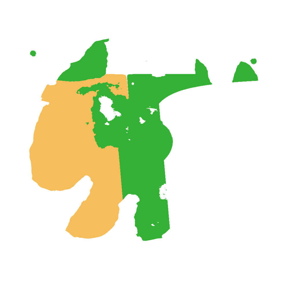 Biome Rust Map: Procedural Map, Size: 2000, Seed: 5667777