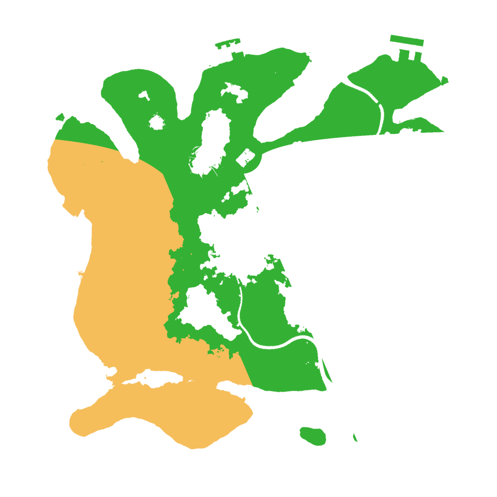 Biome Rust Map: Procedural Map, Size: 3000, Seed: 1412317618