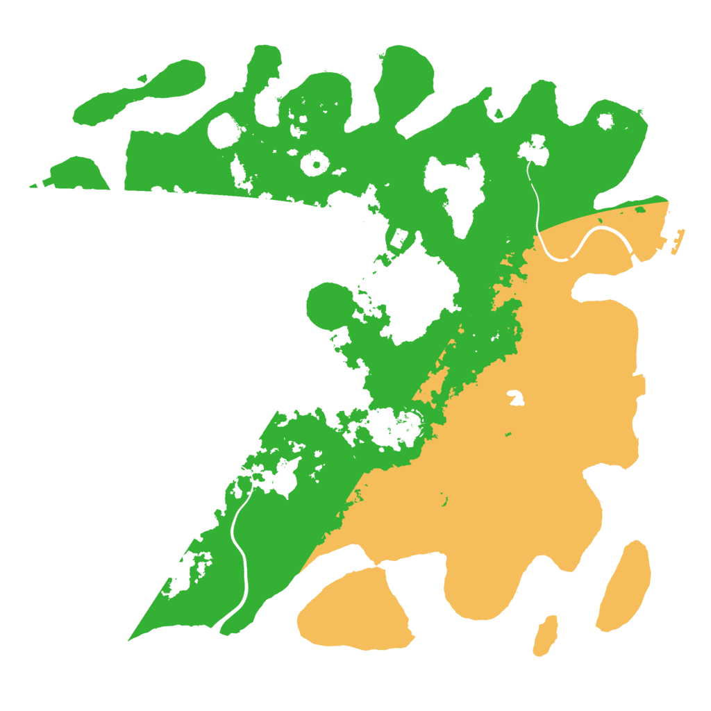 Biome Rust Map: Procedural Map, Size: 4000, Seed: 639527708