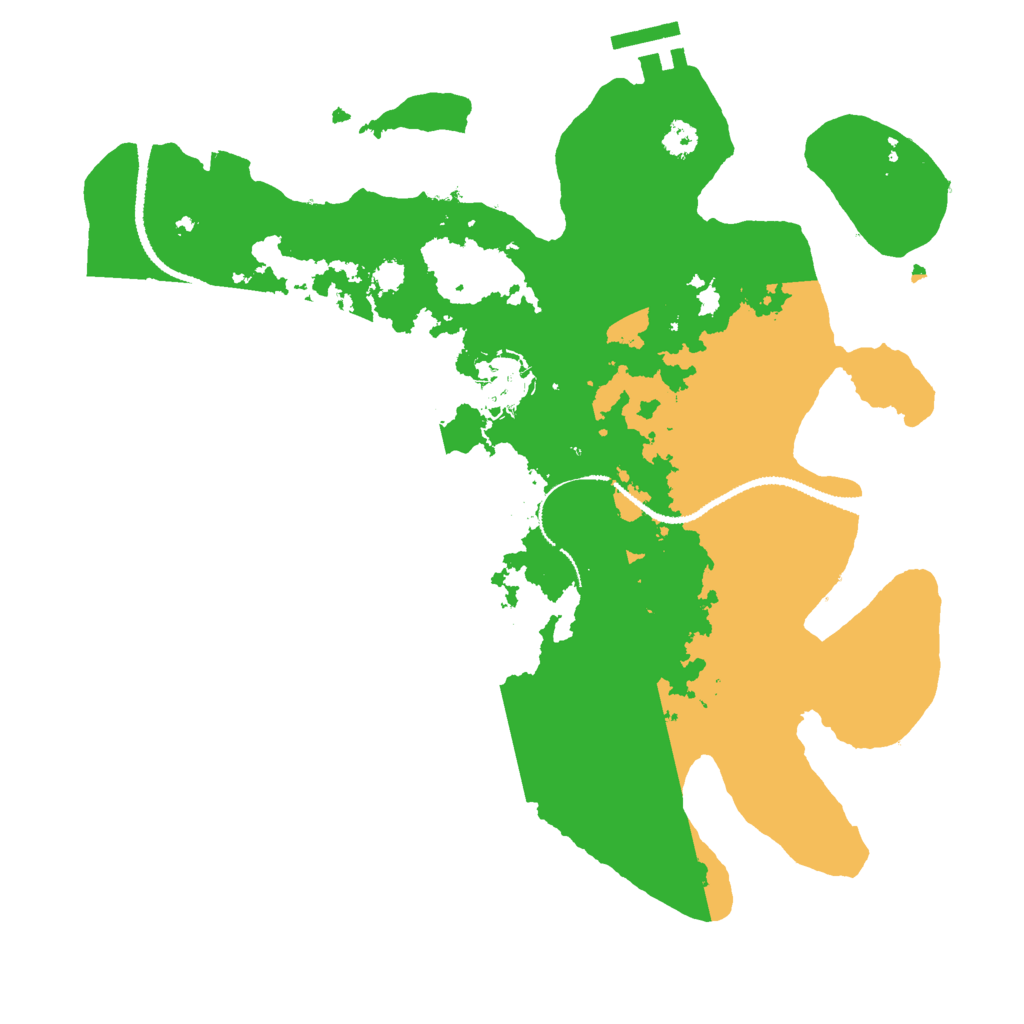 Biome Rust Map: Procedural Map, Size: 3000, Seed: 3040