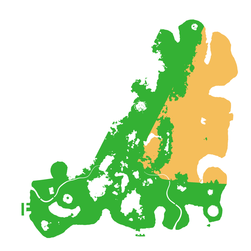 Biome Rust Map: Procedural Map, Size: 4000, Seed: 1437437113