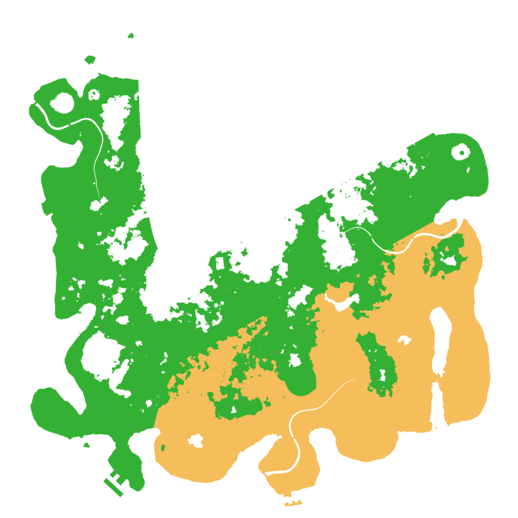 Biome Rust Map: Procedural Map, Size: 4500, Seed: 1710173715