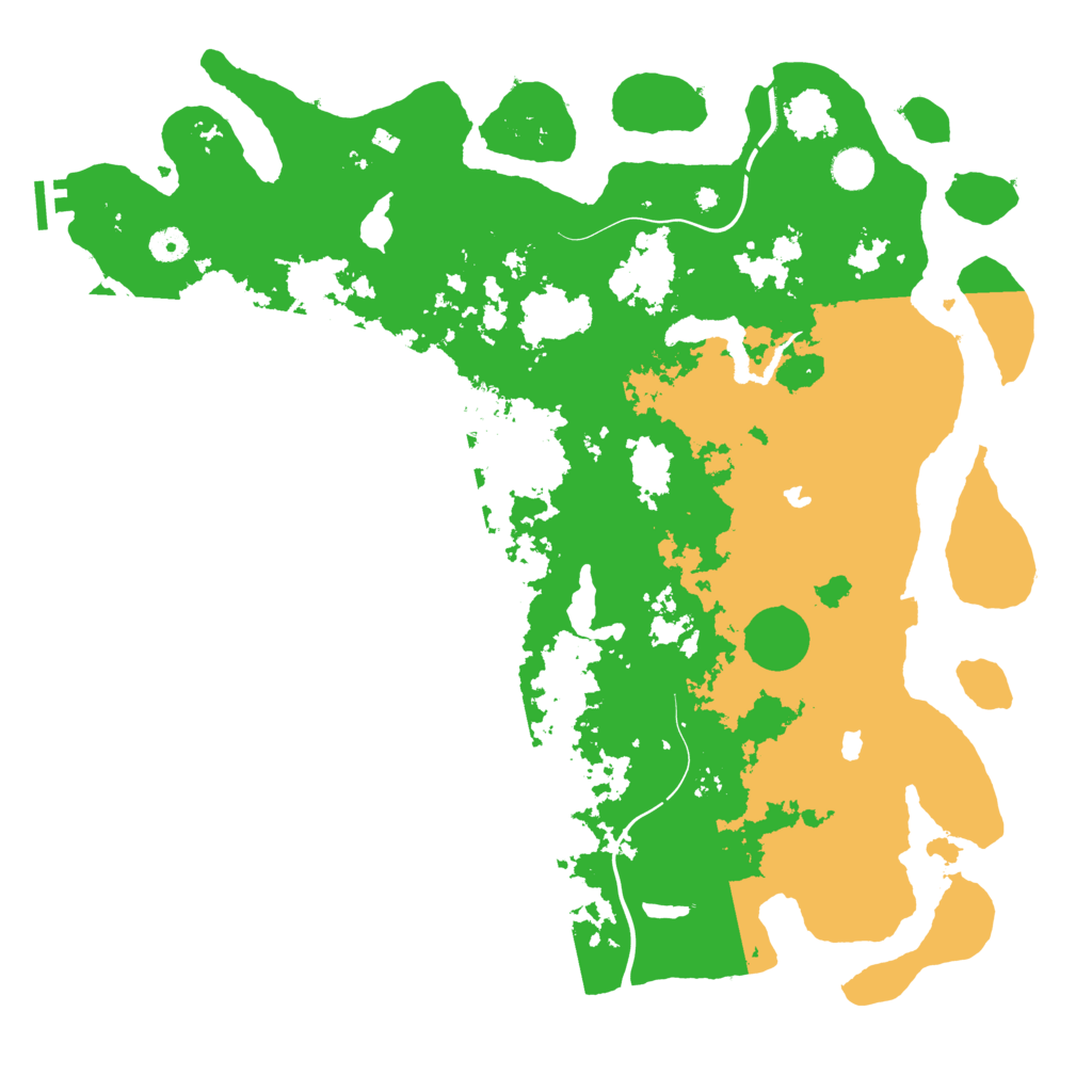 Biome Rust Map: Procedural Map, Size: 4500, Seed: 805662545