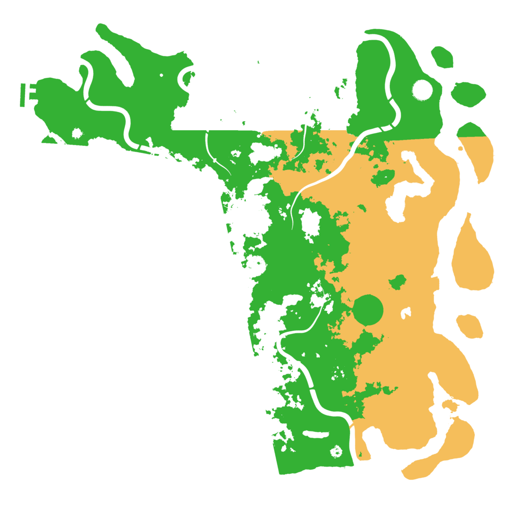 Biome Rust Map: Procedural Map, Size: 4500, Seed: 805662545