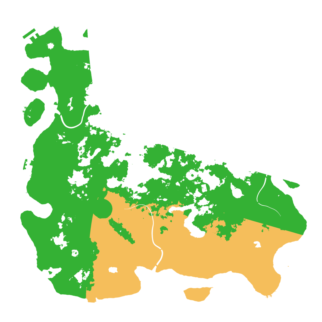 Biome Rust Map: Procedural Map, Size: 4500, Seed: 663278992