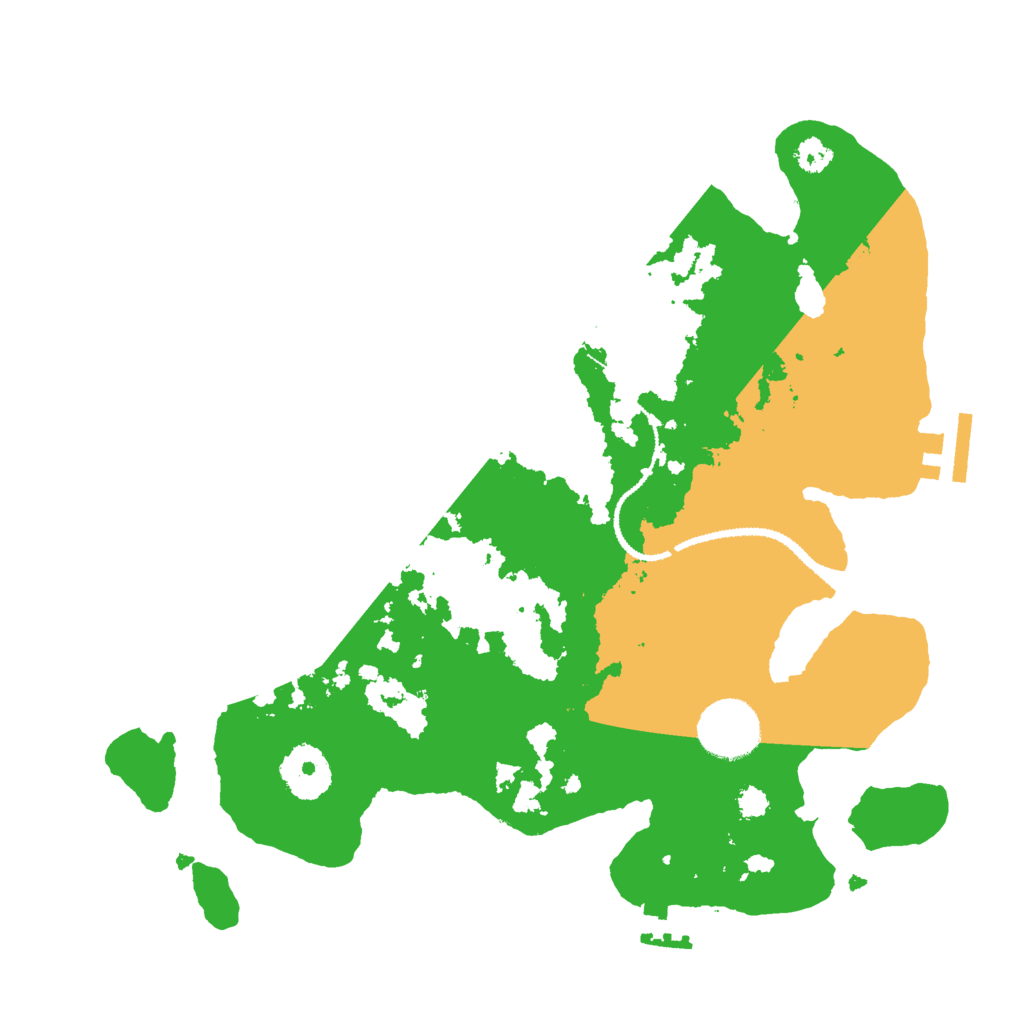 Biome Rust Map: Procedural Map, Size: 3000, Seed: 449082574