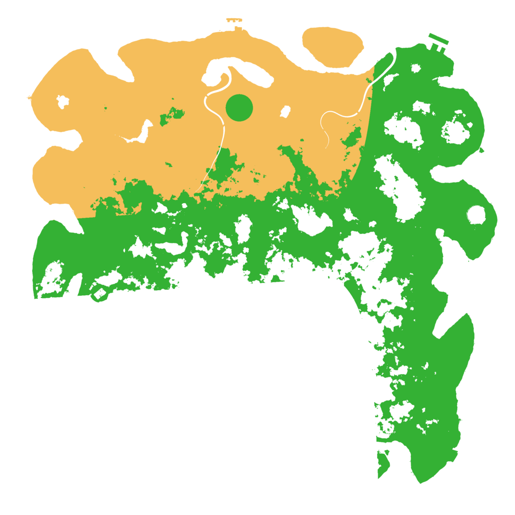 Biome Rust Map: Procedural Map, Size: 5000, Seed: 905024534