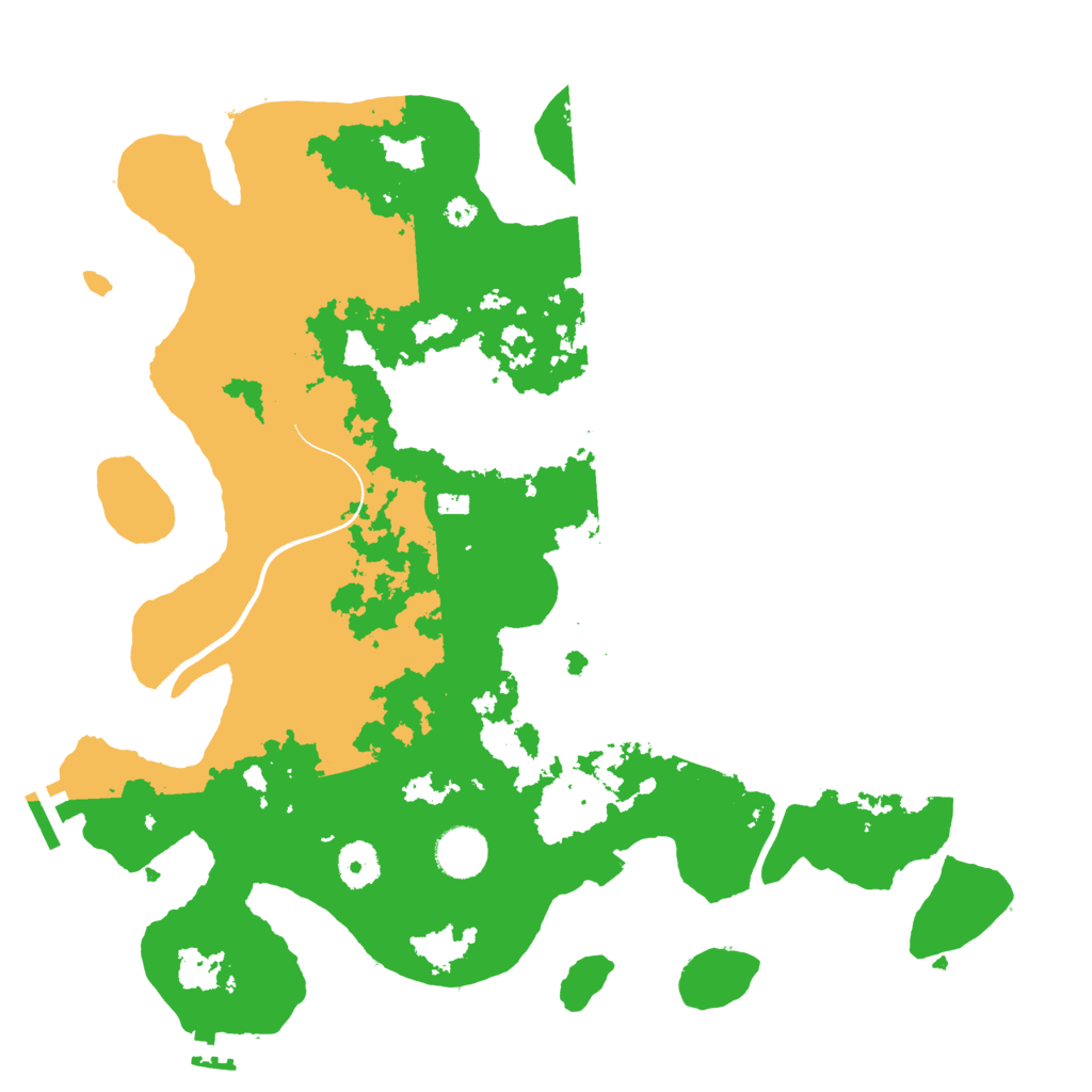 Biome Rust Map: Procedural Map, Size: 3700, Seed: 1658734381