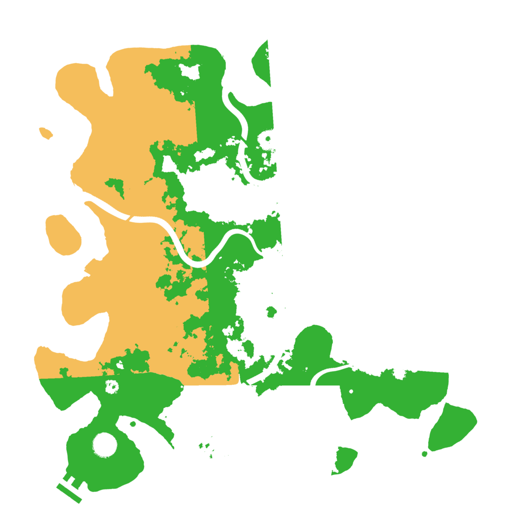 Biome Rust Map: Procedural Map, Size: 3700, Seed: 1658734381