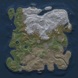 Thumbnail Rust Map: Procedural Map, Size: 3750, Seed: 226209881, 15 Monuments