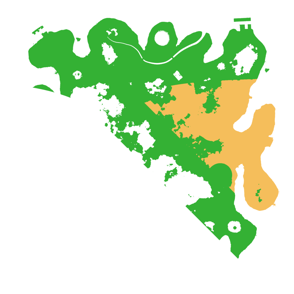 Biome Rust Map: Procedural Map, Size: 3500, Seed: 1074710025