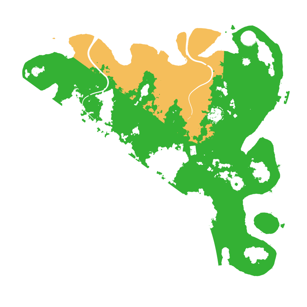 Biome Rust Map: Procedural Map, Size: 3500, Seed: 1164258482