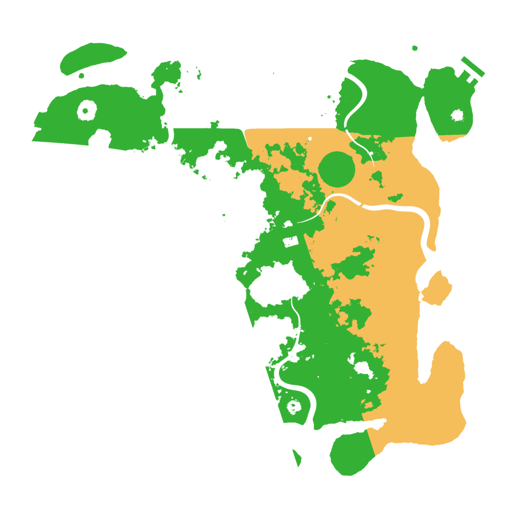 Biome Rust Map: Procedural Map, Size: 3800, Seed: 905832789