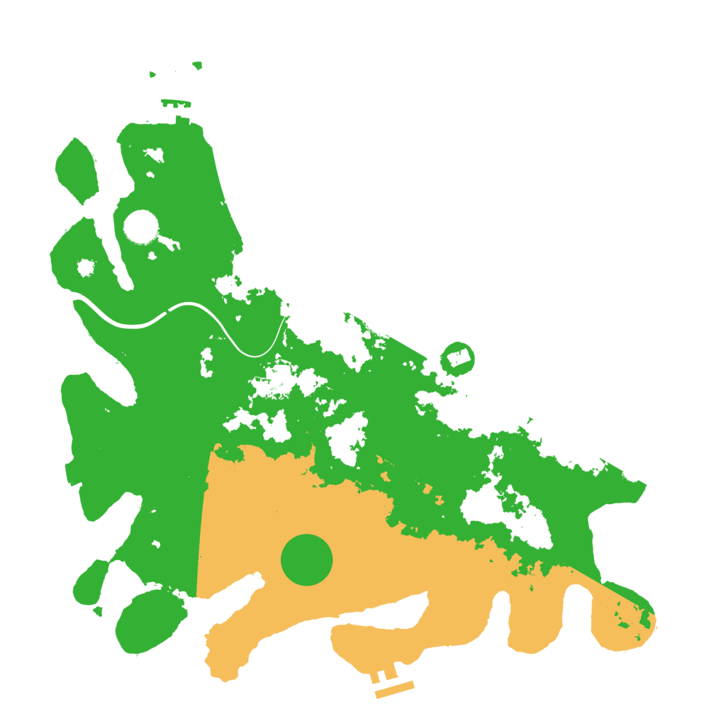 Biome Rust Map: Procedural Map, Size: 3700, Seed: 2108503156