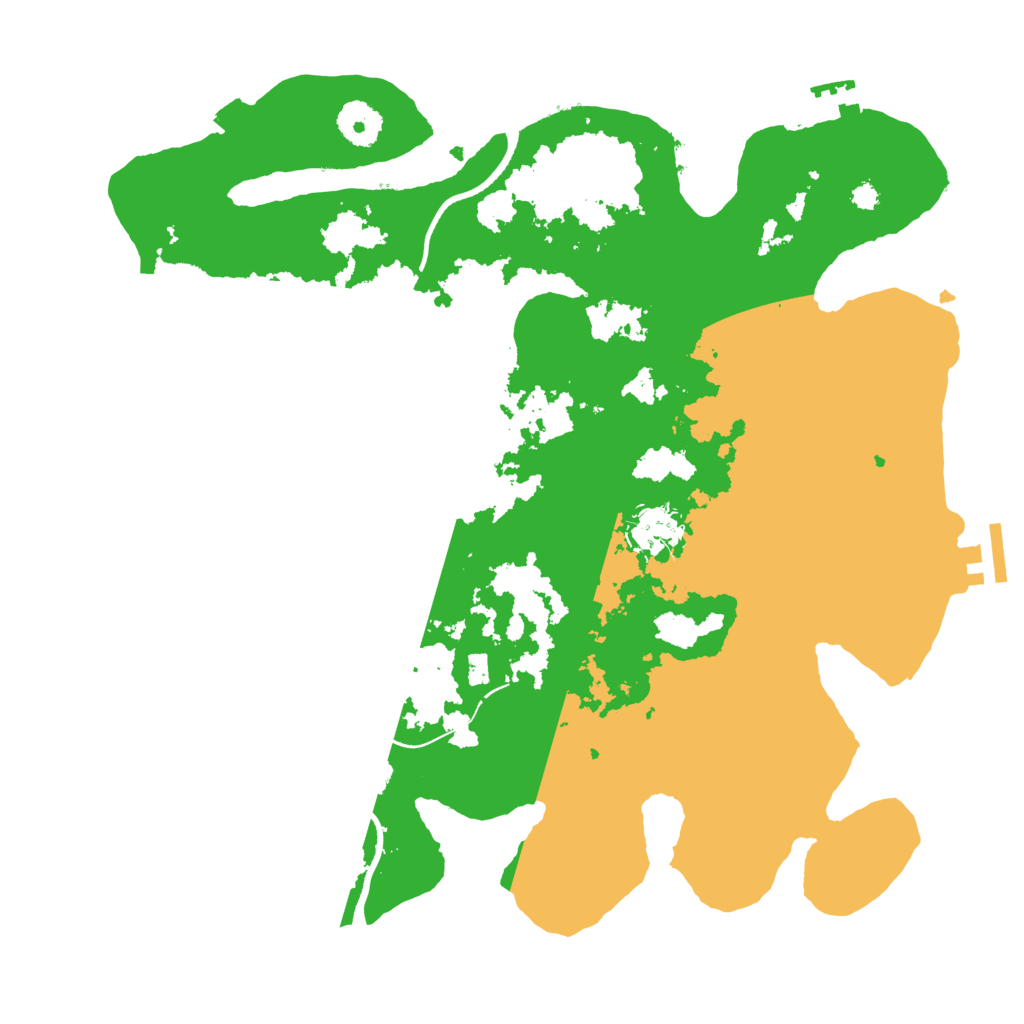 Biome Rust Map: Procedural Map, Size: 3500, Seed: 1110855380