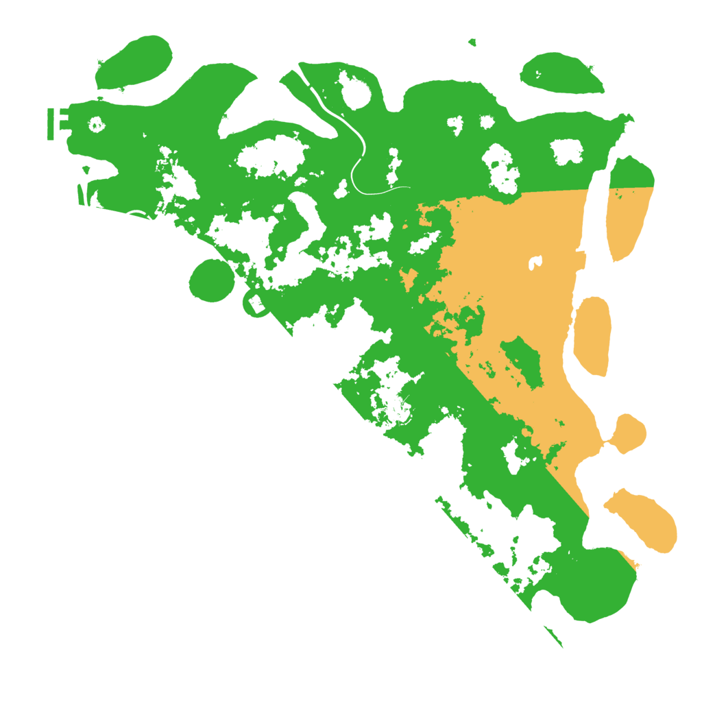 Biome Rust Map: Procedural Map, Size: 4450, Seed: 6495