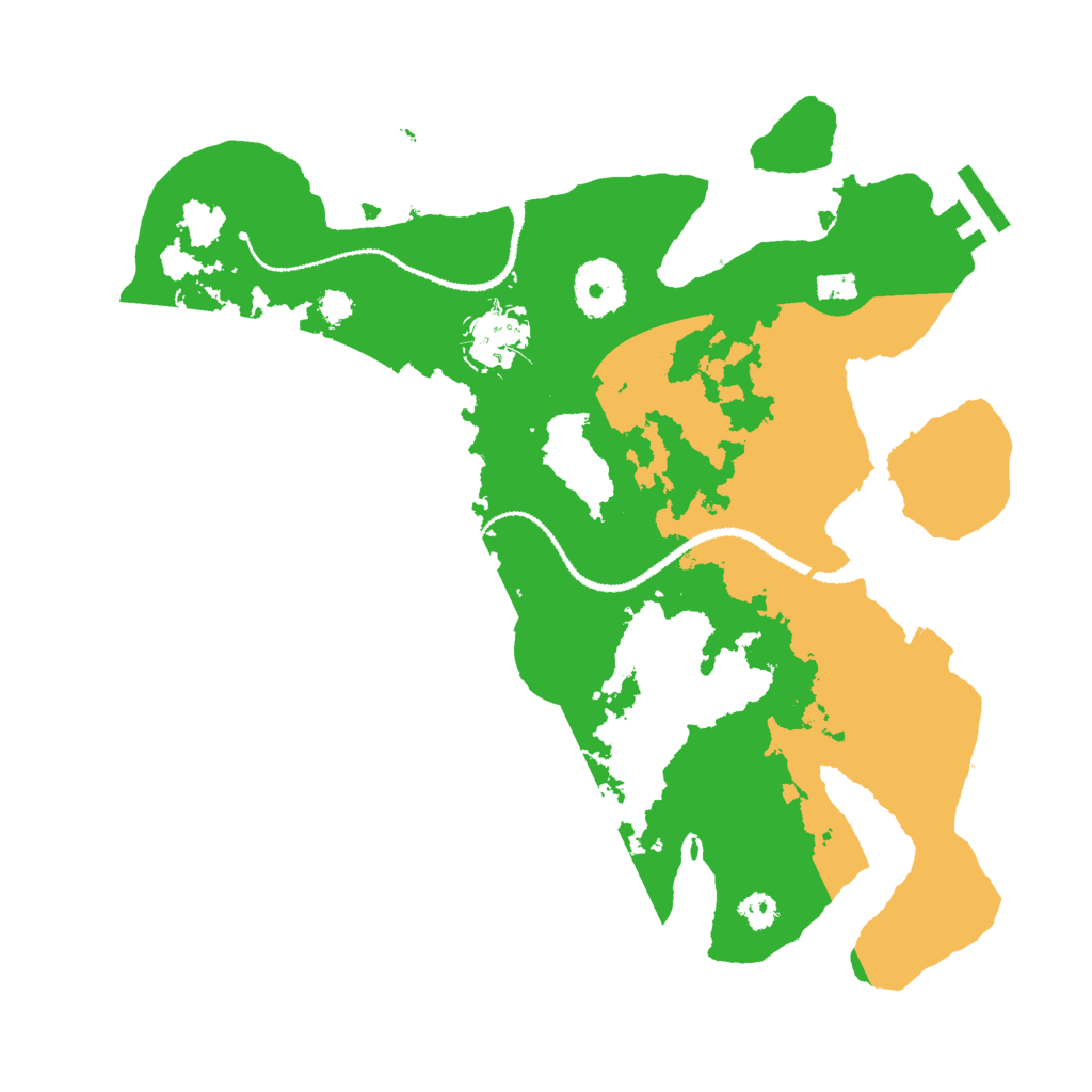 Biome Rust Map: Procedural Map, Size: 3000, Seed: 511009083