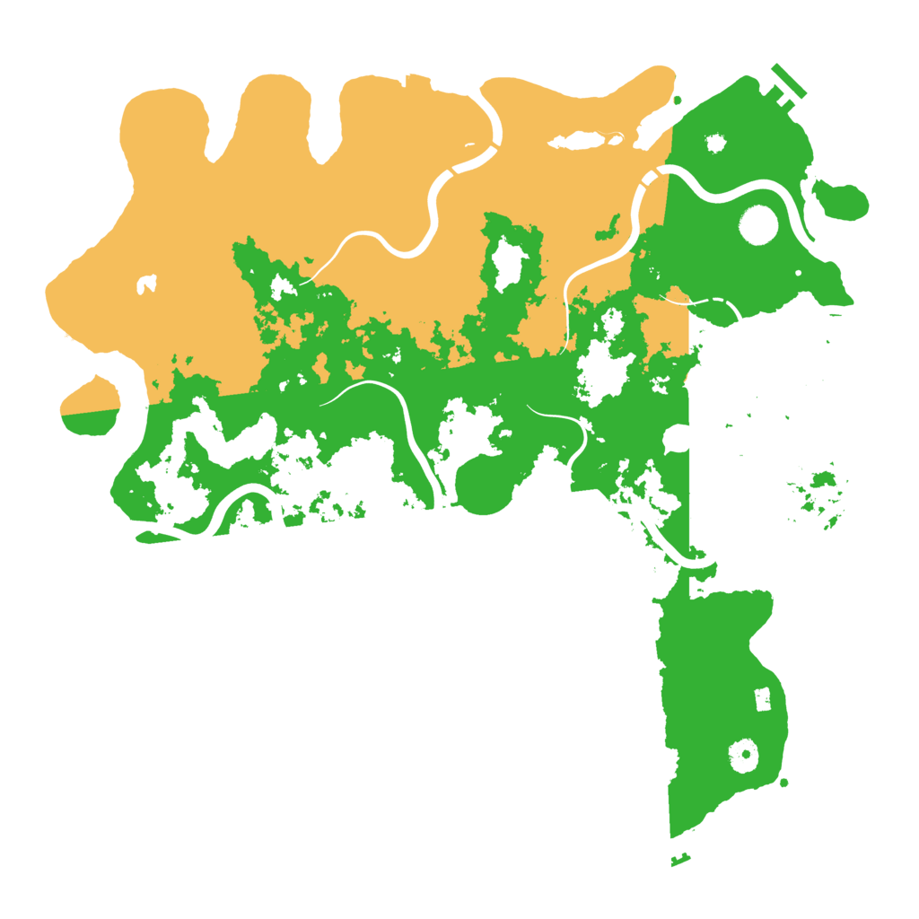 Biome Rust Map: Procedural Map, Size: 4300, Seed: 507396