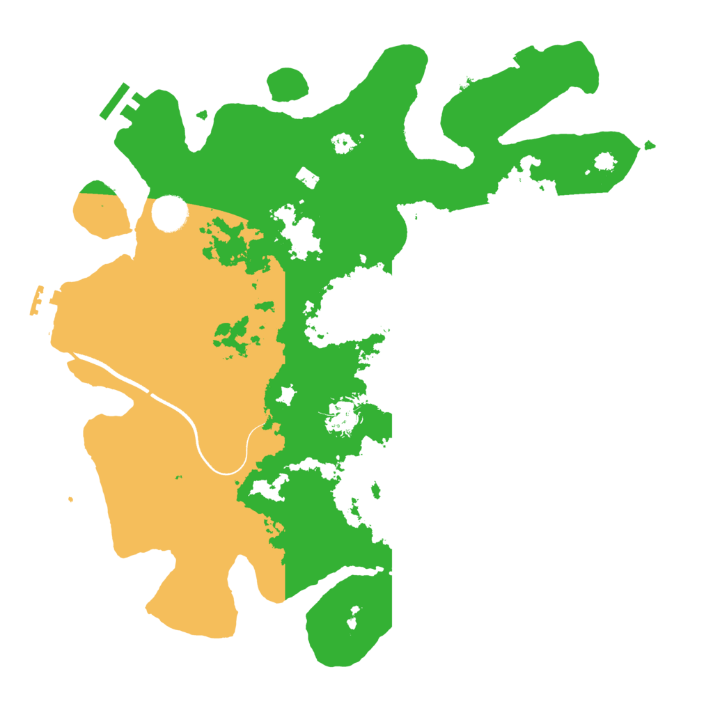 Biome Rust Map: Procedural Map, Size: 3500, Seed: 918571168