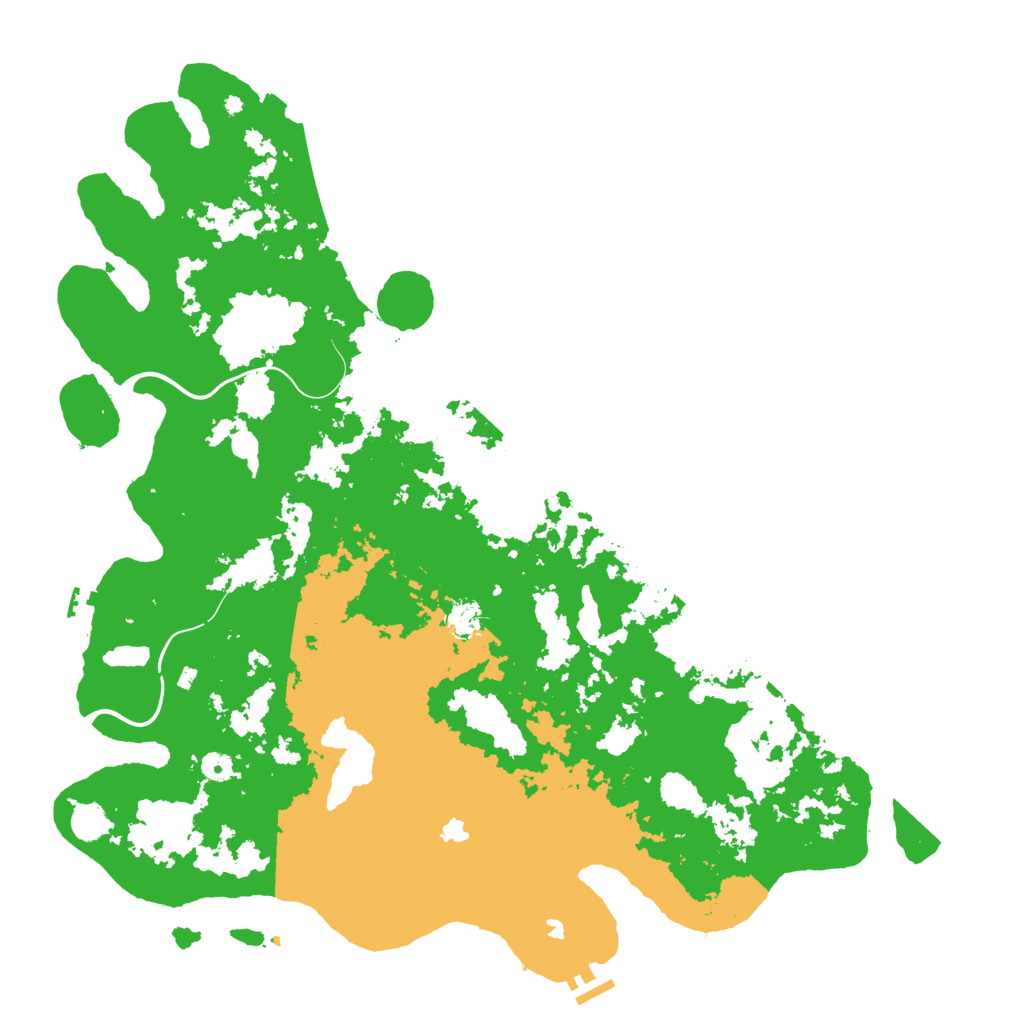 Biome Rust Map: Procedural Map, Size: 5000, Seed: 188232596