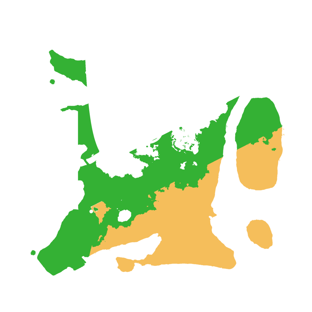Biome Rust Map: Procedural Map, Size: 2500, Seed: 67412