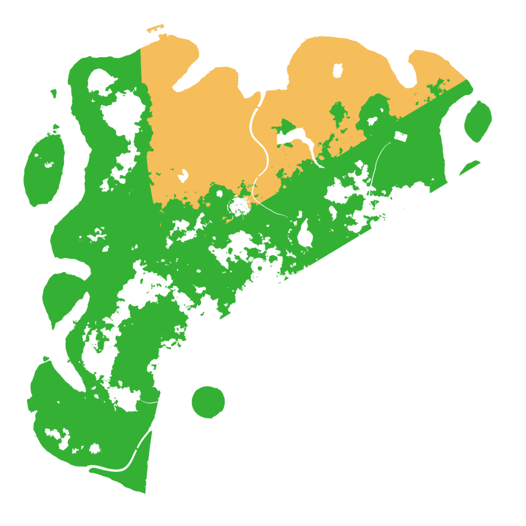 Biome Rust Map: Procedural Map, Size: 4500, Seed: 1388940263