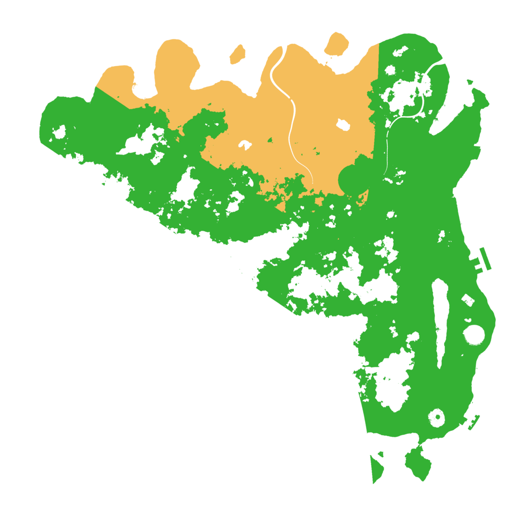 Biome Rust Map: Procedural Map, Size: 4500, Seed: 48150122