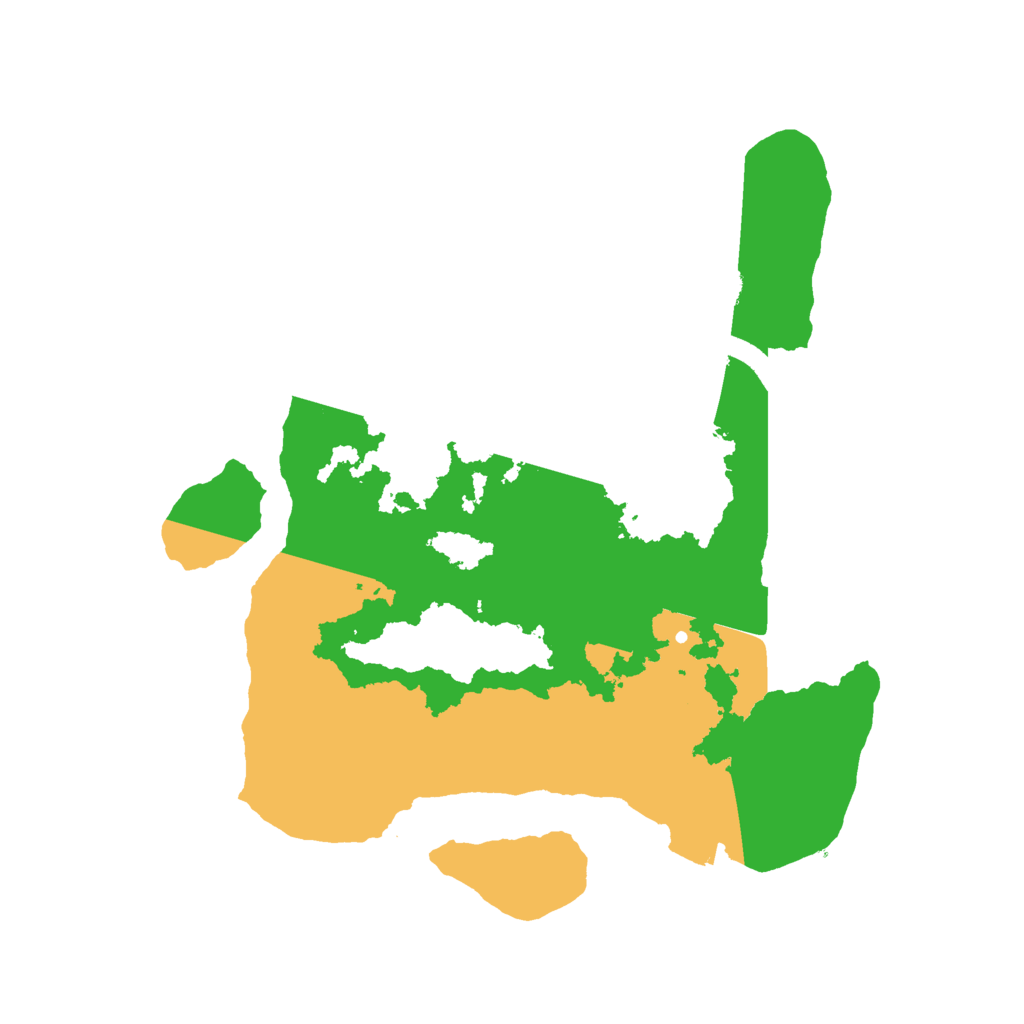 Biome Rust Map: Procedural Map, Size: 2500, Seed: 1391178216
