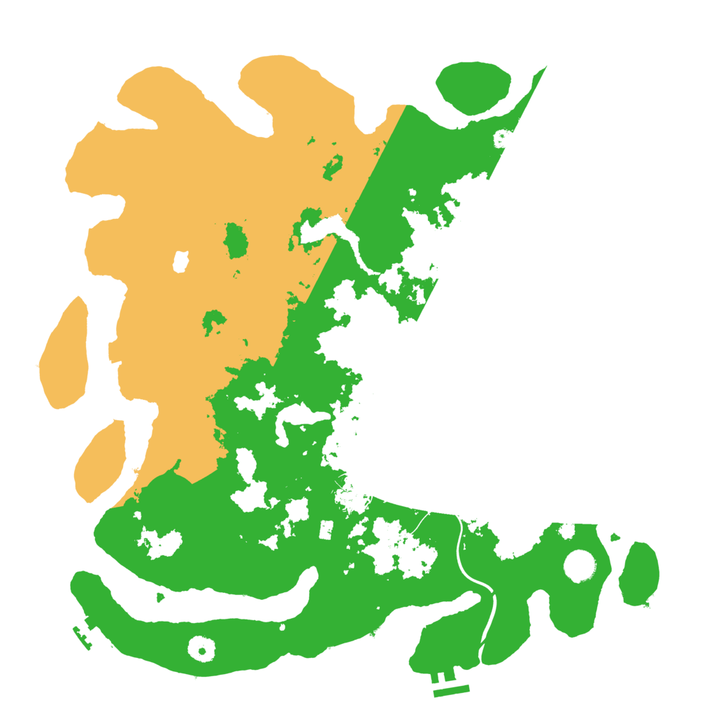 Biome Rust Map: Procedural Map, Size: 4000, Seed: 736284613