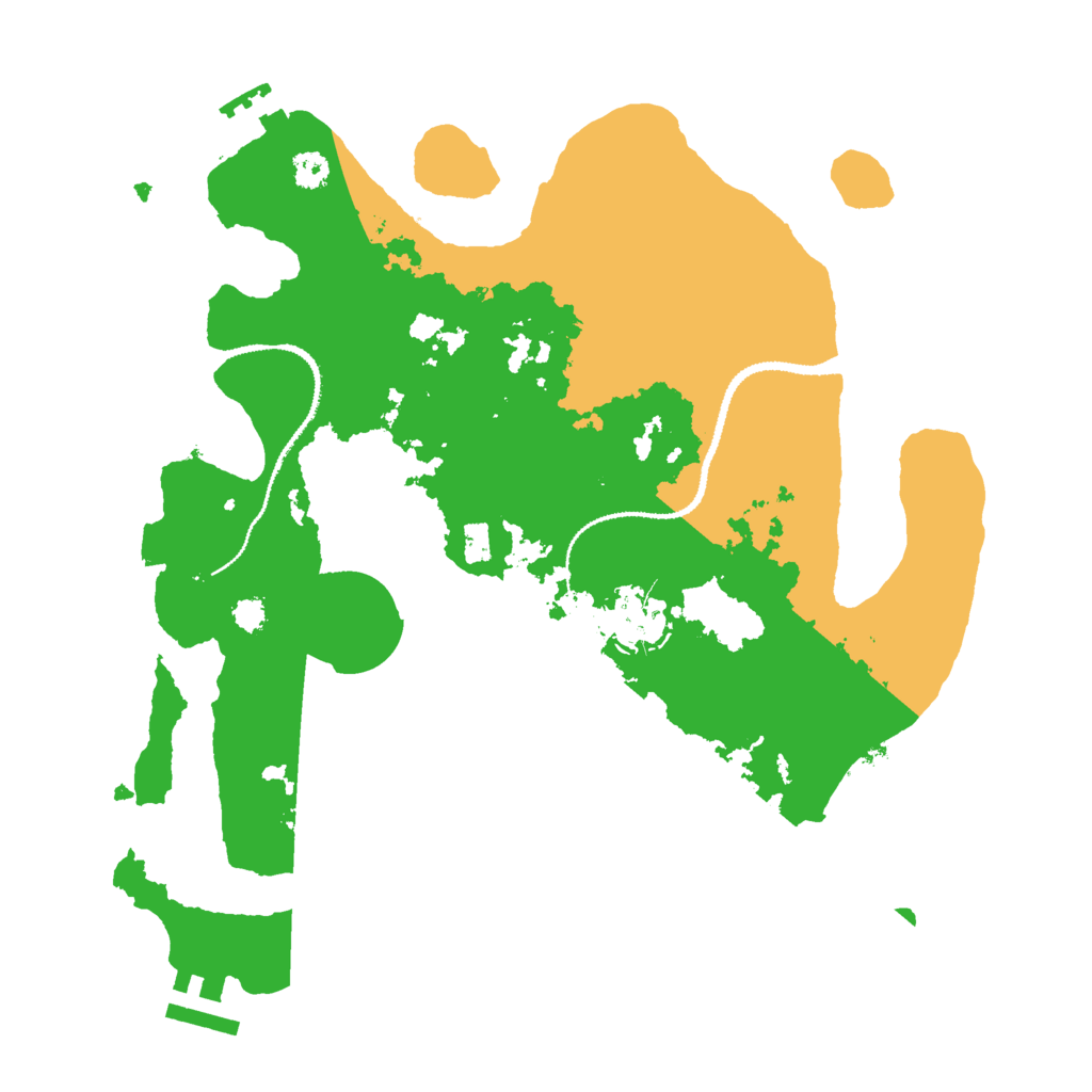 Biome Rust Map: Procedural Map, Size: 3000, Seed: 55004