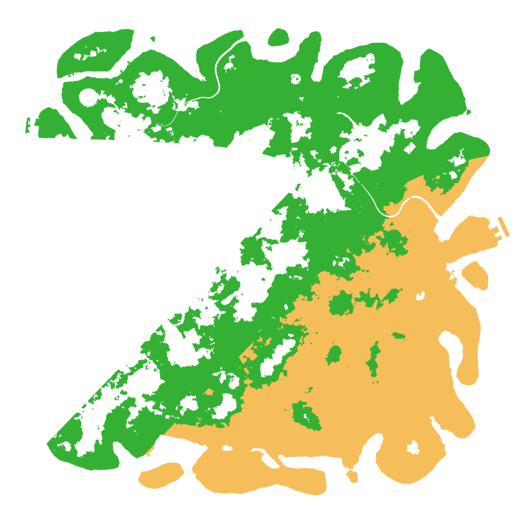 Biome Rust Map: Procedural Map, Size: 5000, Seed: 143930815